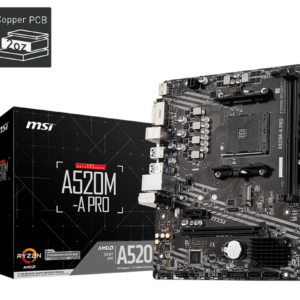 MAINBOARD A520M MSI-A-PRO