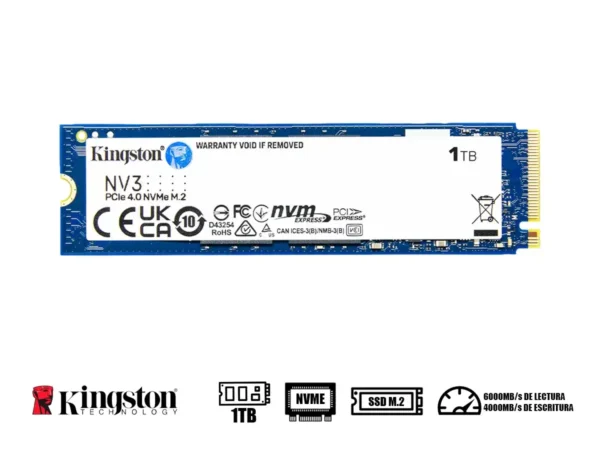 NVME M.2 KINGSTON 1 TB